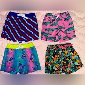 Chubbies Bundle of 4 6-12m trunks